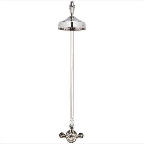 Crosswater Showers - Belgravia Thermostatic Shower Valve With 8'' Fixed Head