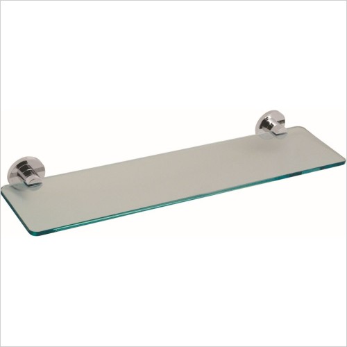 Vado Accessories - Elements Frosted Glass Shelf 558mm (22'') Wall Mounted