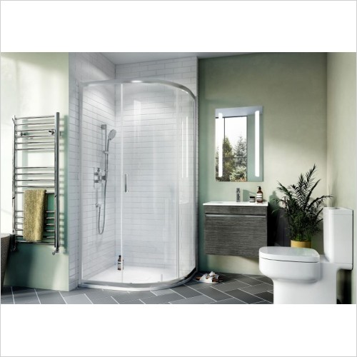 Crosswater Showers - Kai 6 Quadrant Single Door 1200 x 900mm