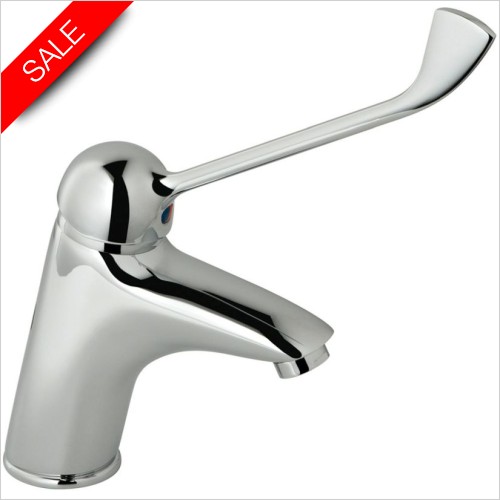 Vado Taps & Mixers - Project Line Mono Basin Mixer With Hospital Lever