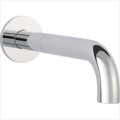 JTP Taps & Mixers - Florence Bath Spout With Wall Flange 195mm