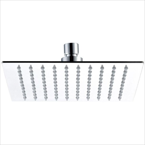 JTP Showers - Glide Ultra-Thin Square Shower Head 250mm