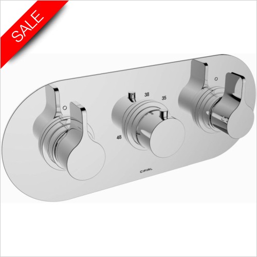 Cifial Showers - TH251 3 Control Landscape Thermostatic Valve