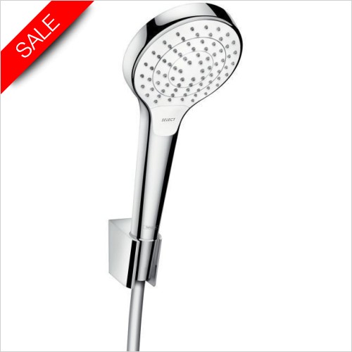 Hansgrohe Showers - Croma Select S Shower Holder Set Vario W/Shower Hose 125cm