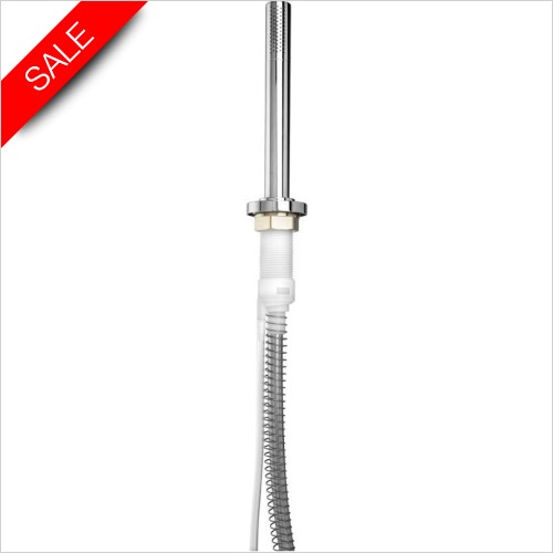 JTP Showers - Round Extractable Shower Hose With Slim Handle