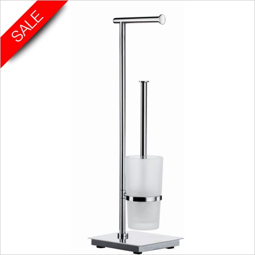 Smedbo Accessories - Outline Lite Toilet Roll Holder - Toilet Brush