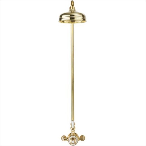 Crosswater Showers - Belgravia Thermo Shower Valve With 8'' Fixed Head