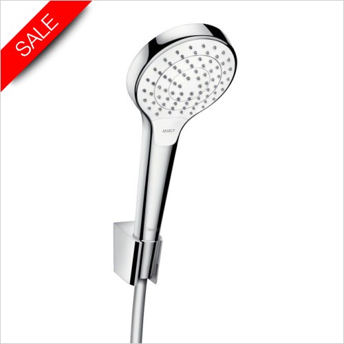 Hansgrohe Showers - Croma Select S Shower Holder Set Vario W/Shower Hose 160cm